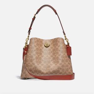 CoachWillow Shoulder Bag In Signature Canvas